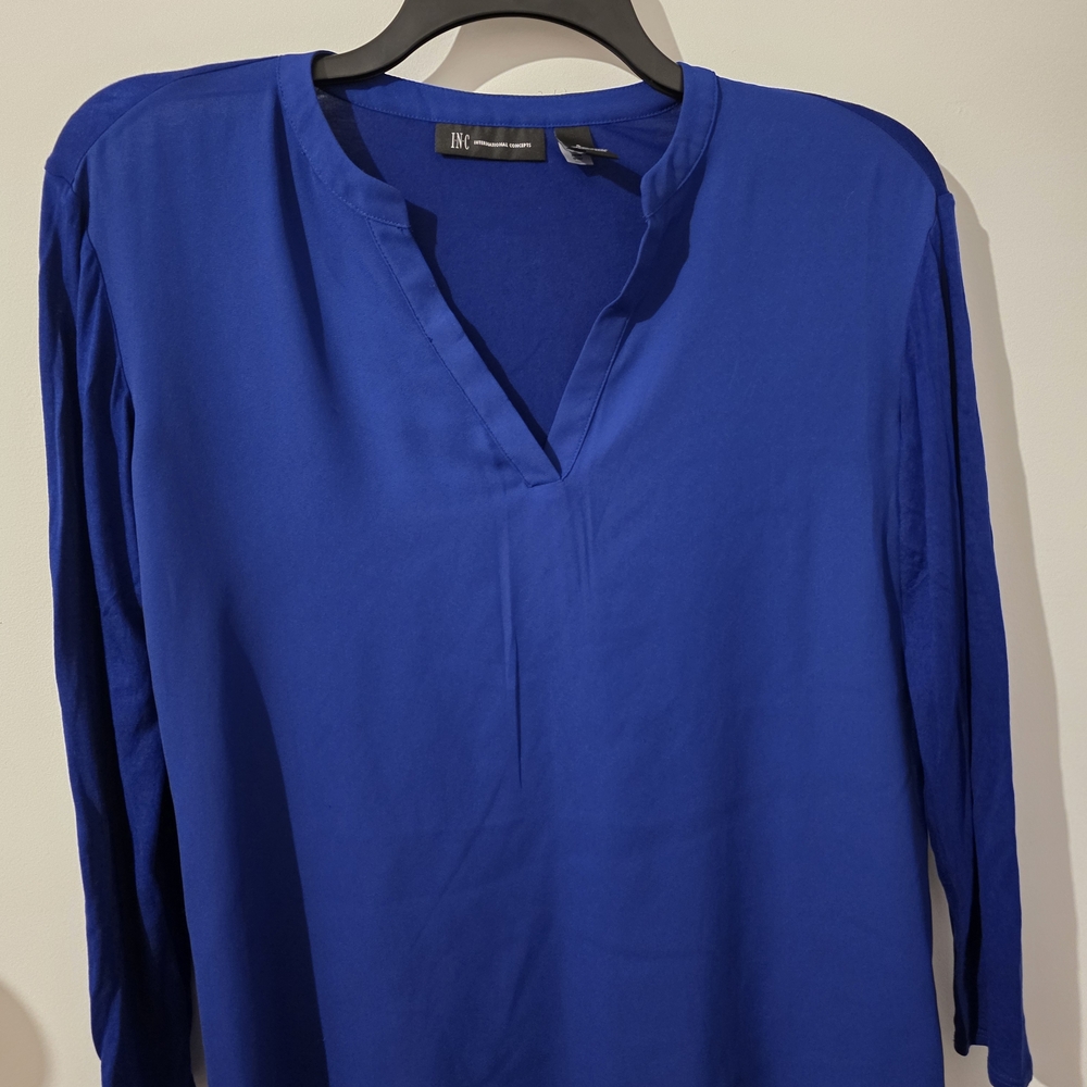 DKNY Women's Deep Blue Blouse